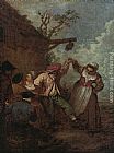 Jean-Antoine Watteau Peasant Dance painting